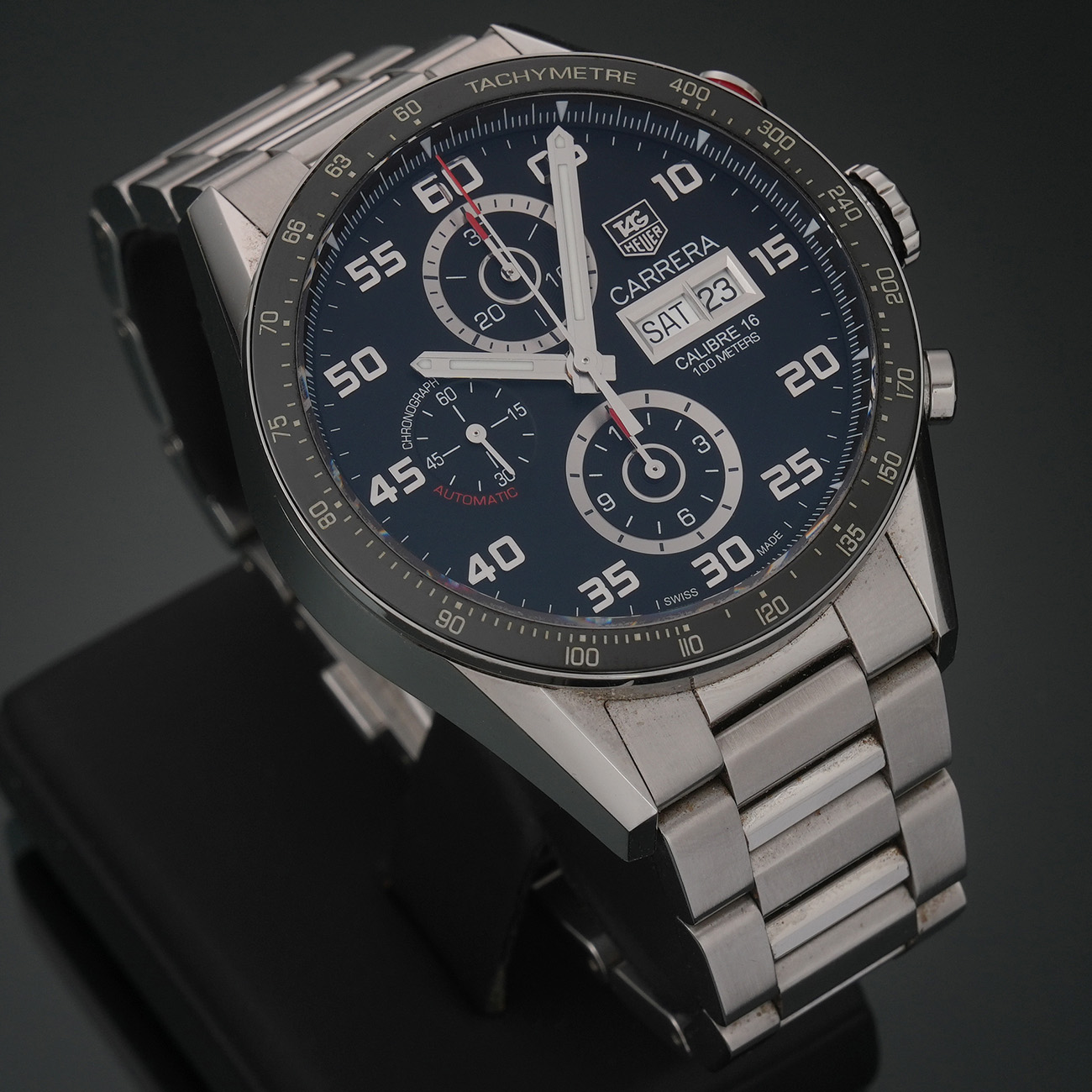 TAG HEUER(USED)태그호이어 까레라 칼리버 16 데이데이트 크로노 CV2A1R